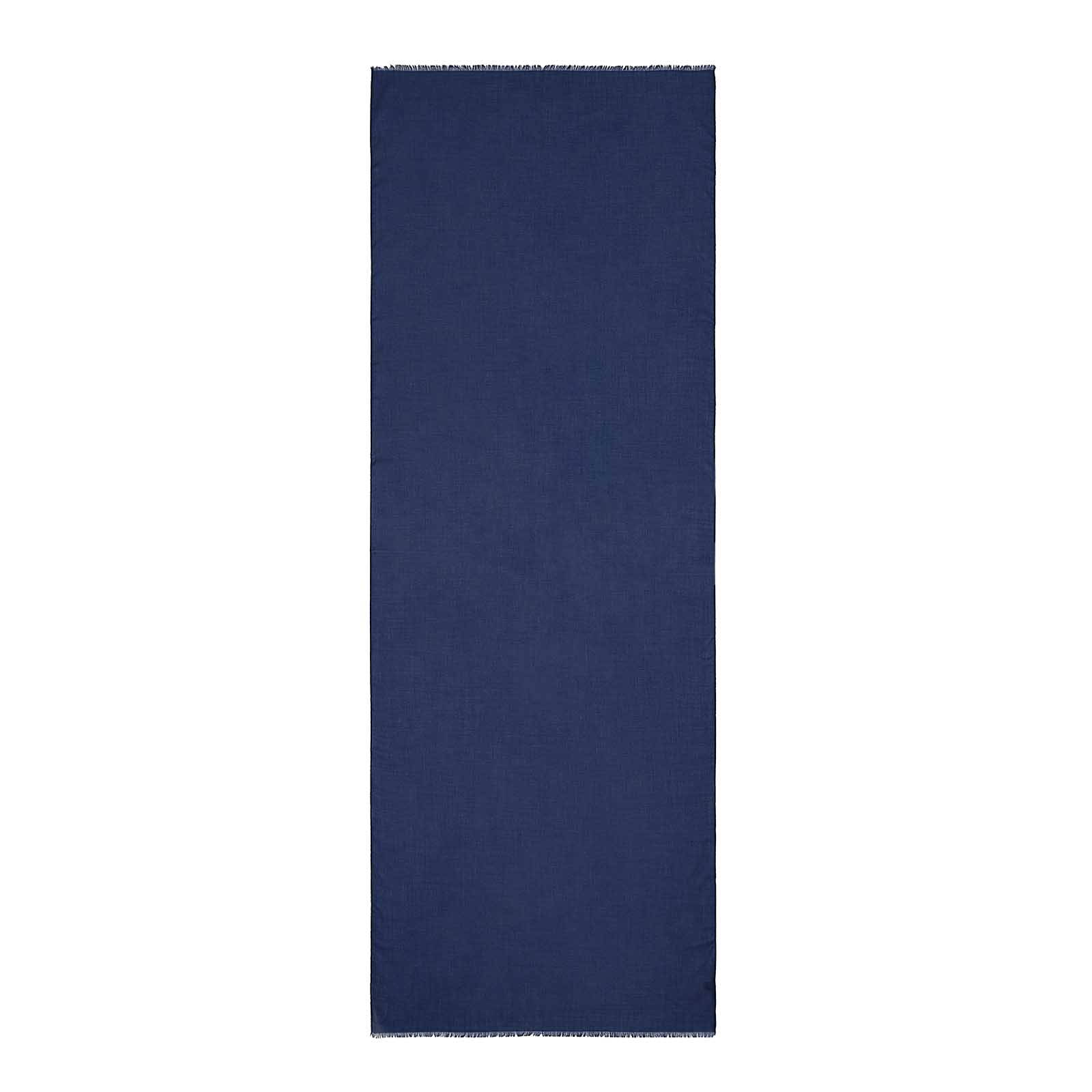 Rubinacci Sciarpa in cashmere blu indaco