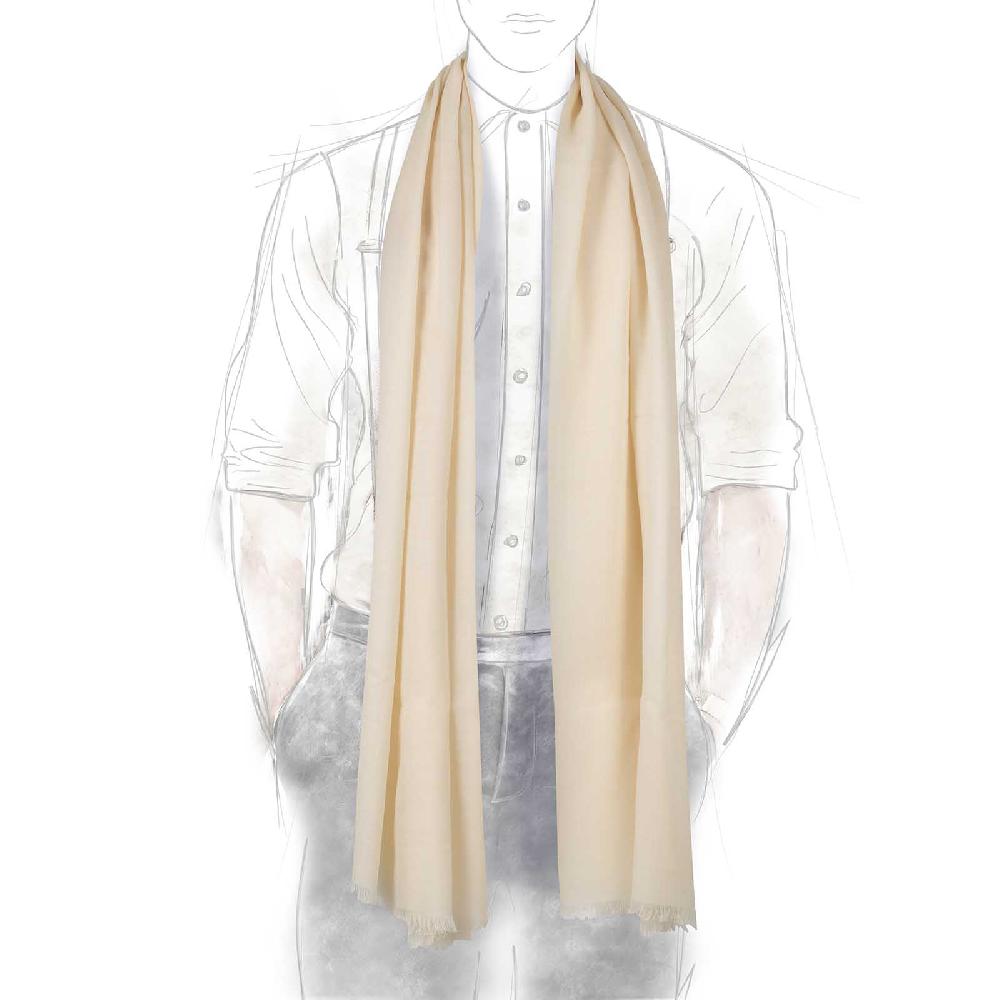 Rubinacci Sciarpa In Cashmere Crema
