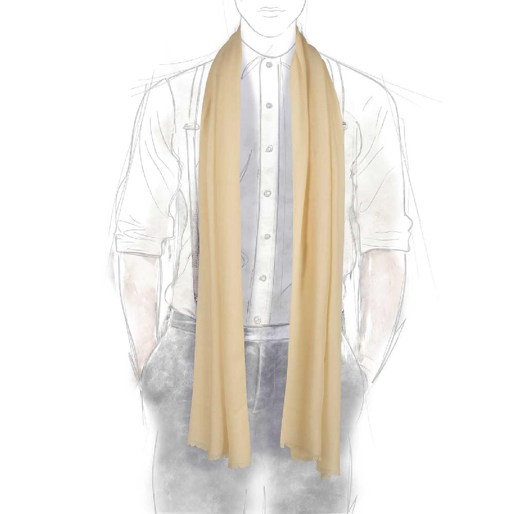 Rubinacci Sciarpa In Cashmere Ecru