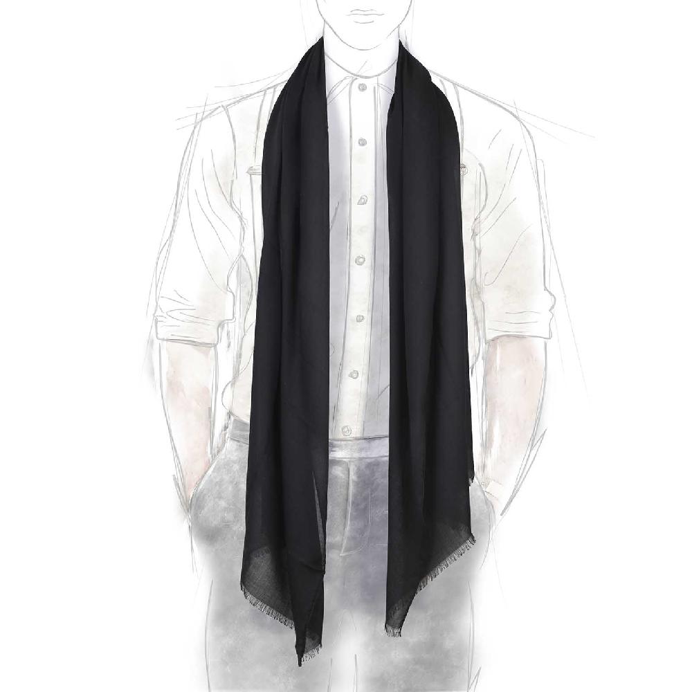 Rubinacci Sciarpa In Cashmere Nero