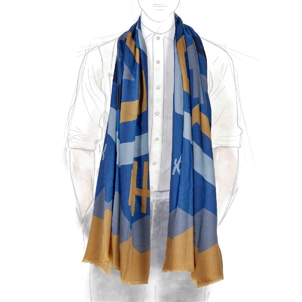 Rubinacci Sciarpa Konia Blu