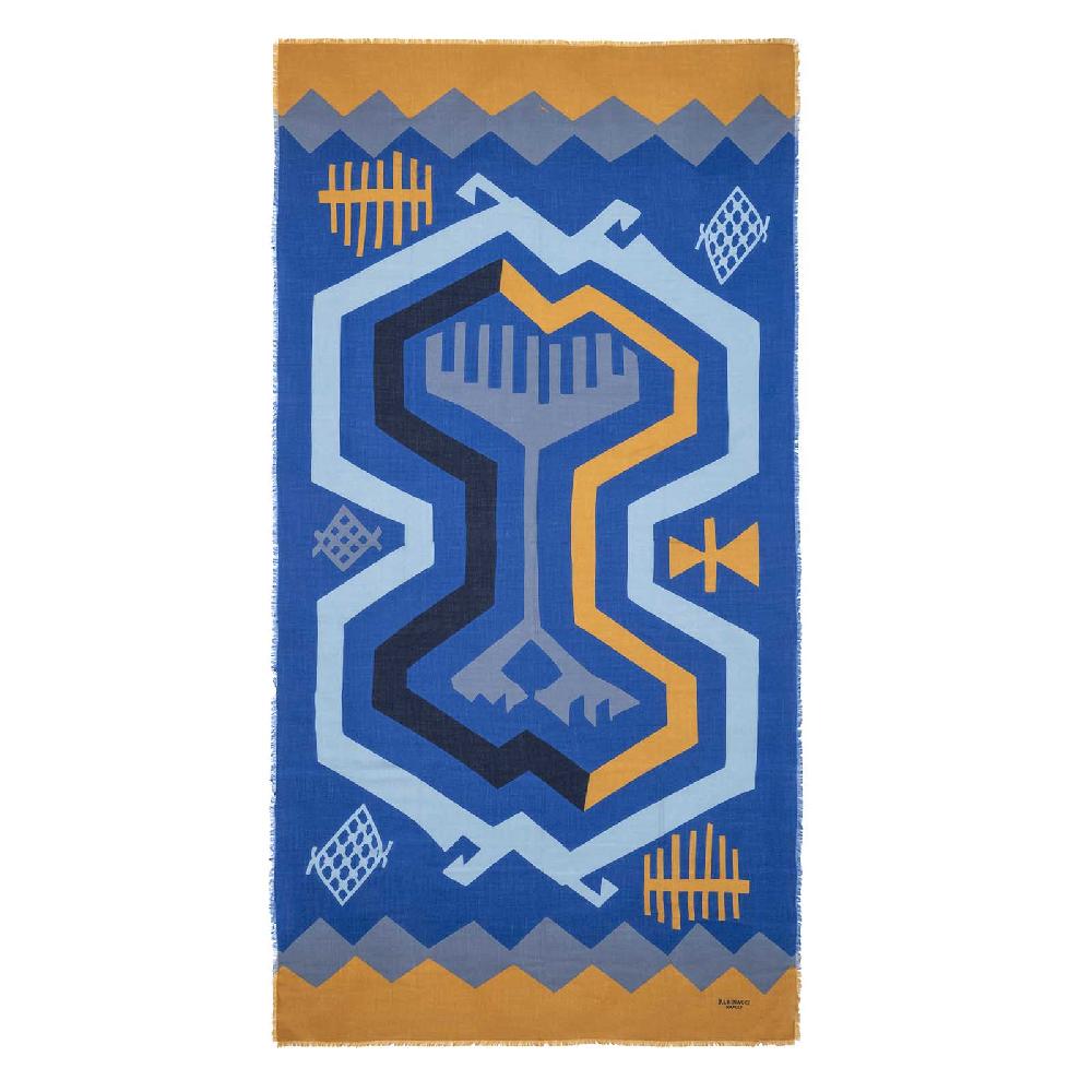 Rubinacci Sciarpa konia blu