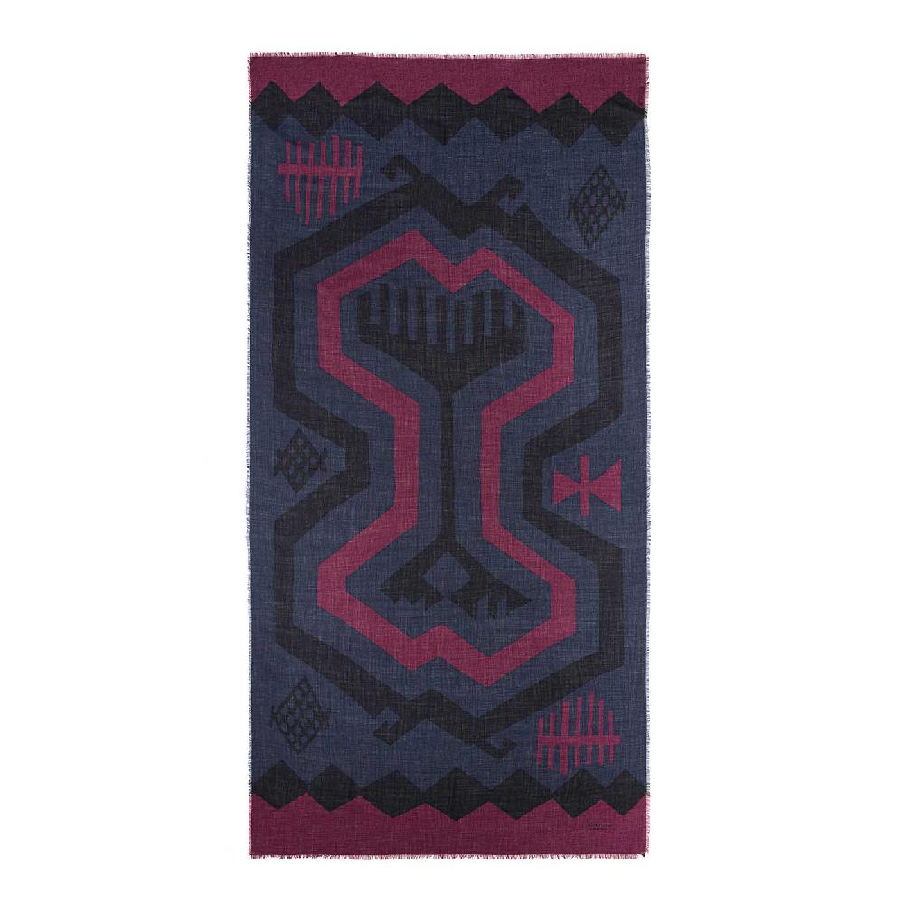 Rubinacci Sciarpa konia bordeaux