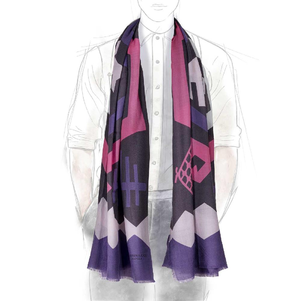 Rubinacci Sciarpa Konia Vino