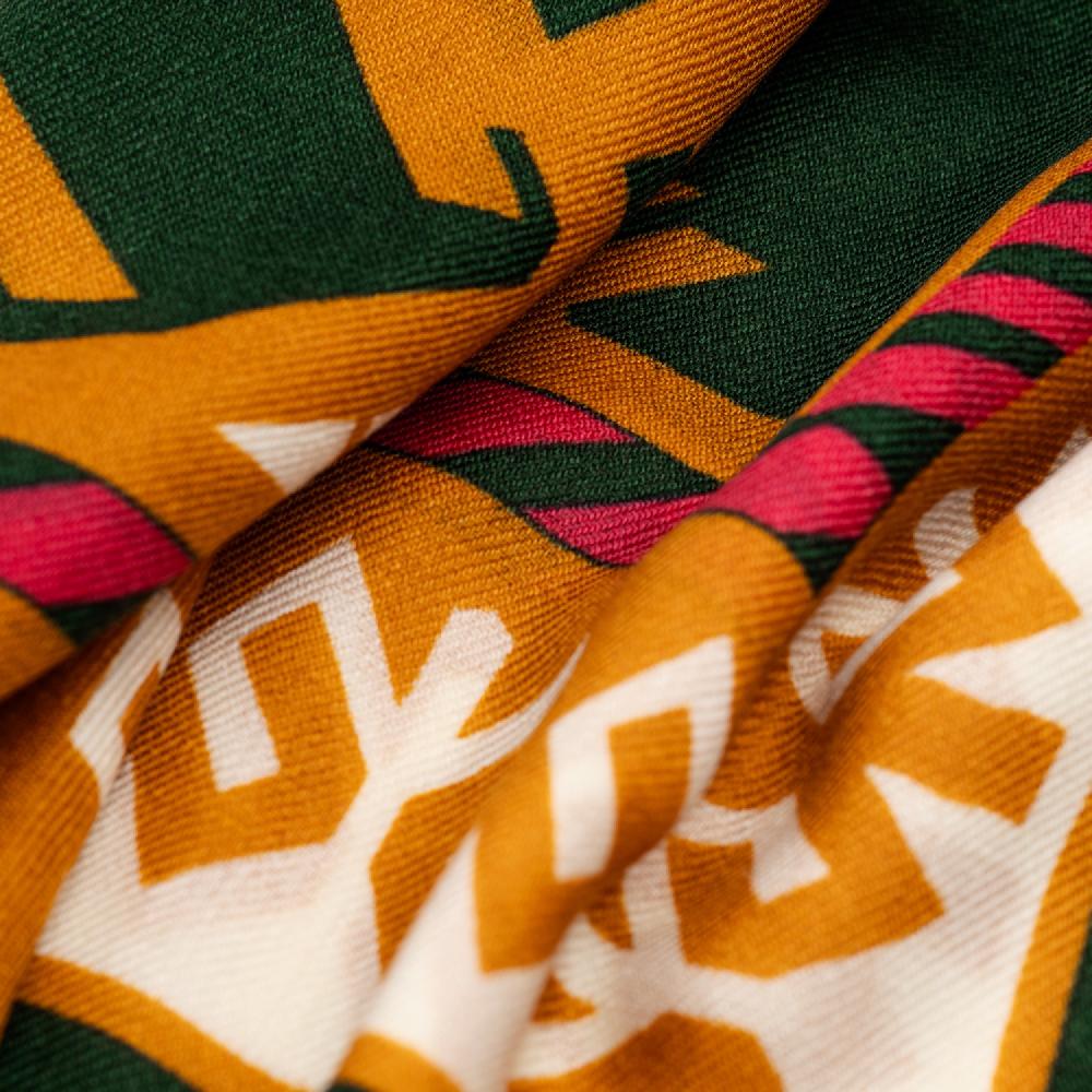 Rubinacci Sciarpa Piastrella Arancio