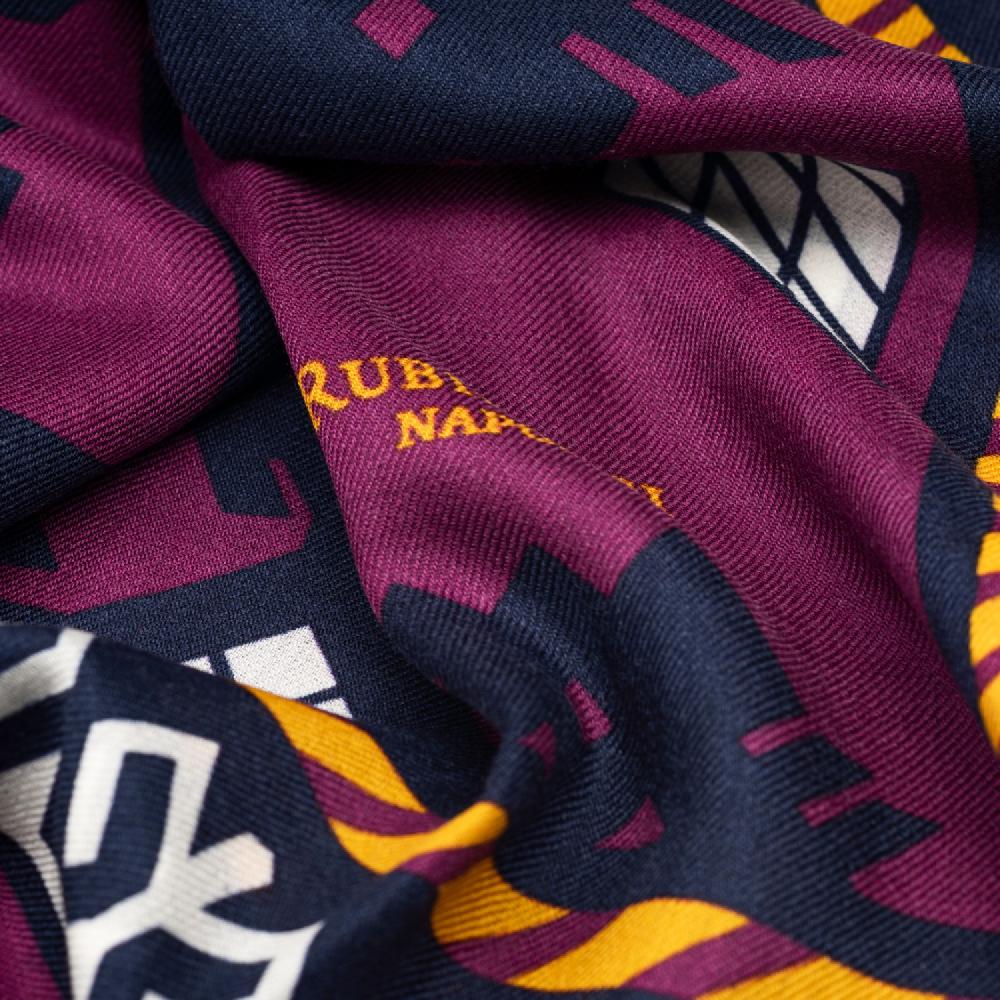 Rubinacci Sciarpa Piastrella Viola