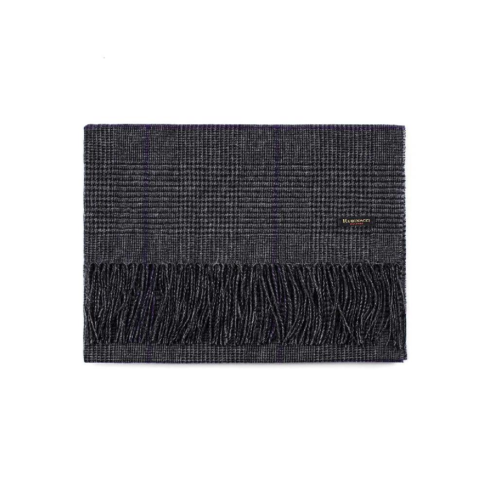 Rubinacci Sciarpa Principe Di Galles Grigio