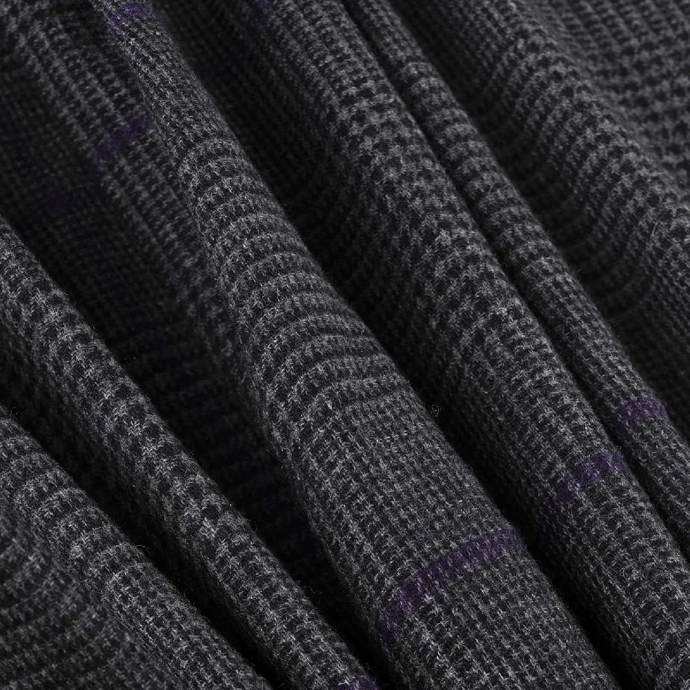 Rubinacci Sciarpa Principe Di Galles Grigio