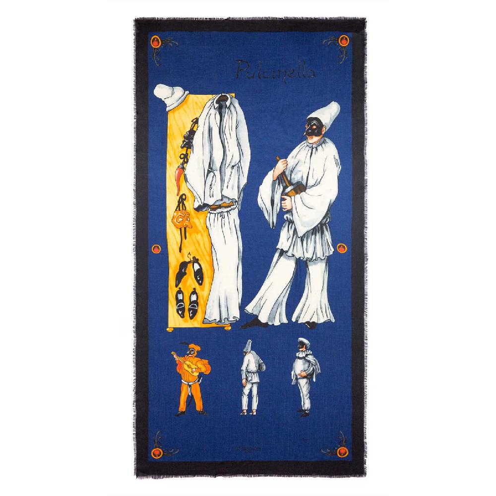 Rubinacci Sciarpa pulcinella blu