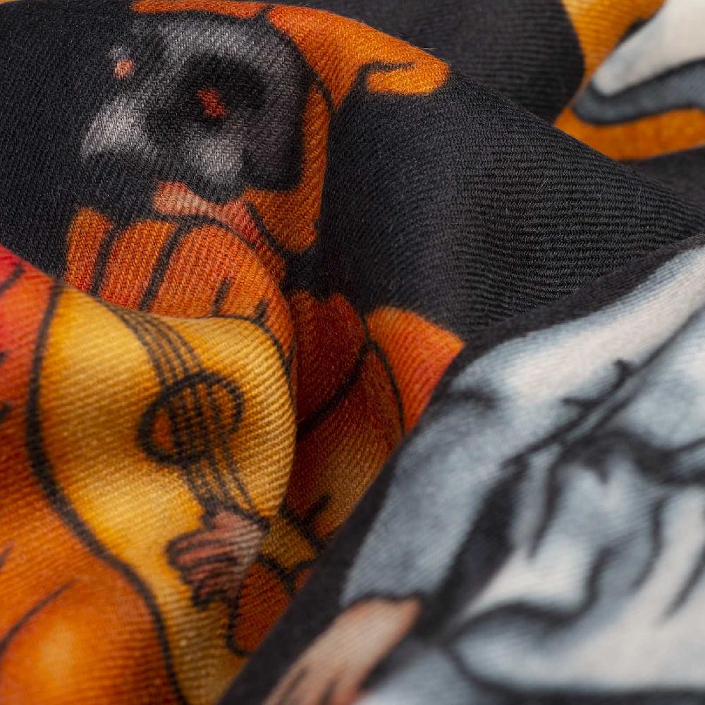 Rubinacci Sciarpa Pulcinella Nero