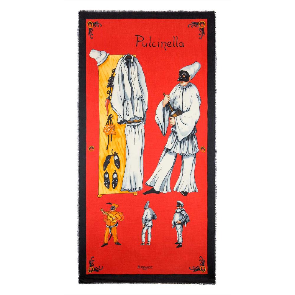 Rubinacci Sciarpa pulcinella rosso