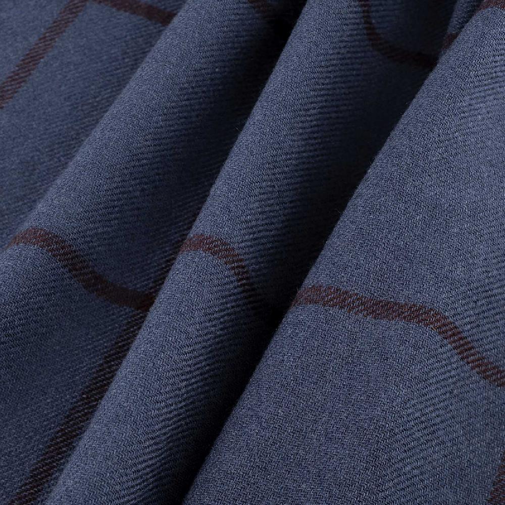 Rubinacci Sciarpa Quadri Blu