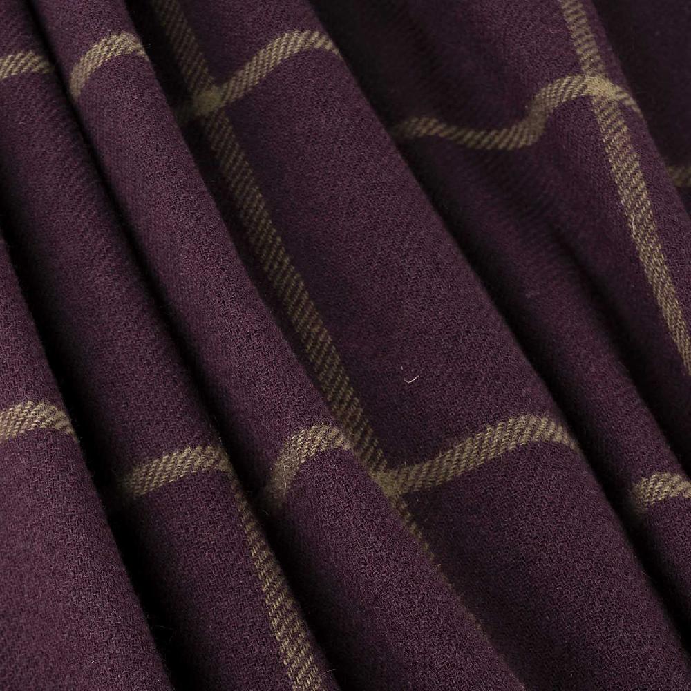 Rubinacci Sciarpa Quadri Bordeaux