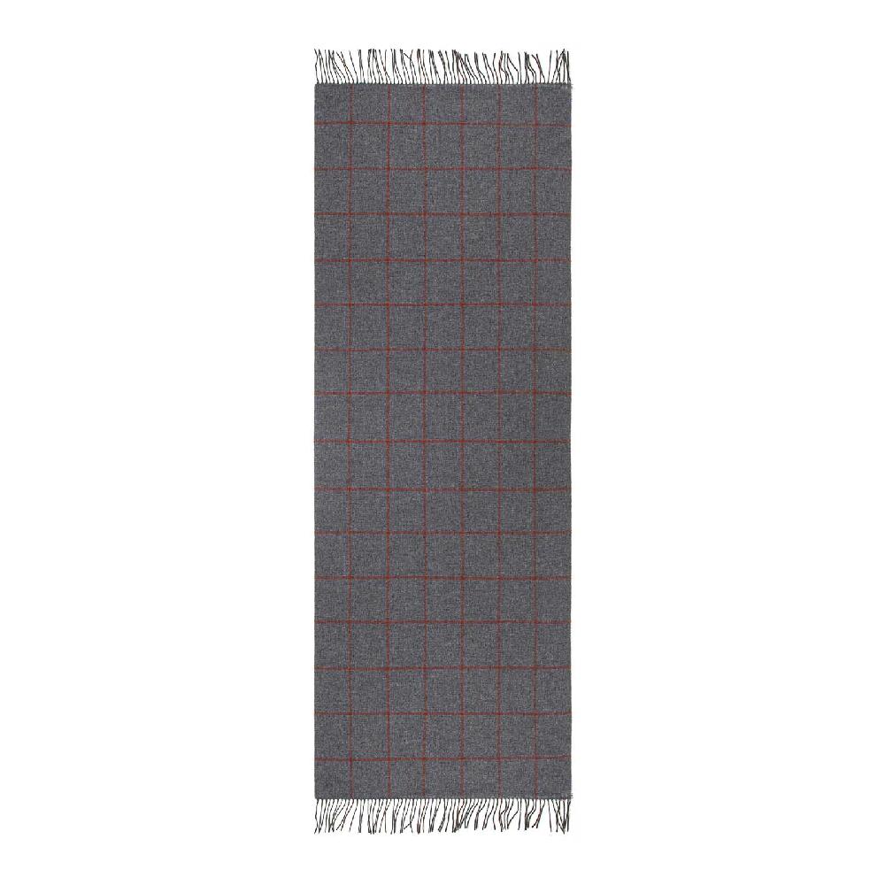 Rubinacci Sciarpa quadri grigio