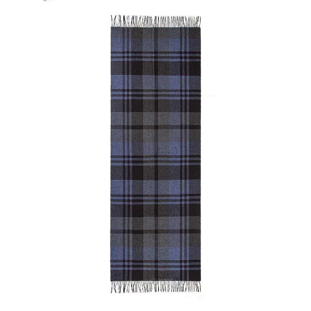 Rubinacci Sciarpa tartan blu