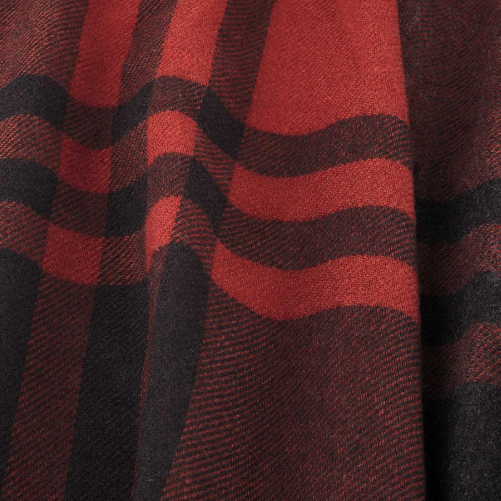 Rubinacci Sciarpa Tartan Rosso