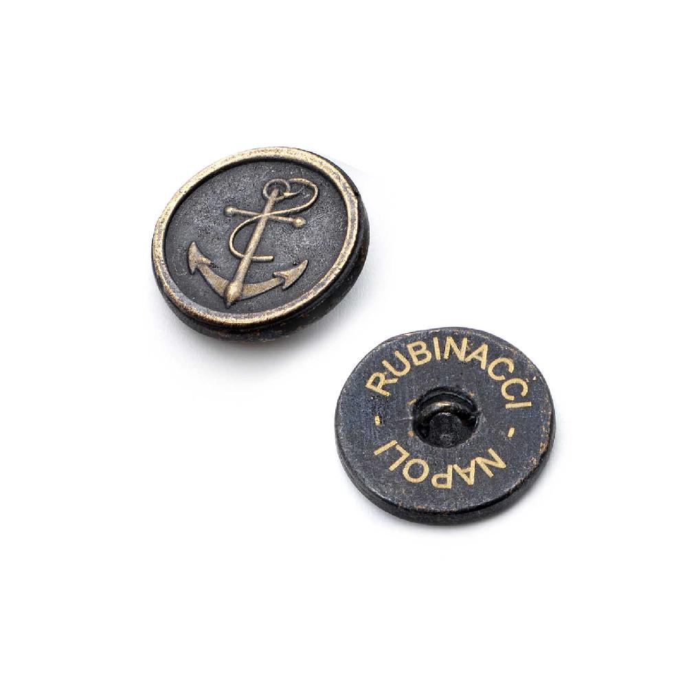 Rubinacci Set bottoni da giacca un petto ancora