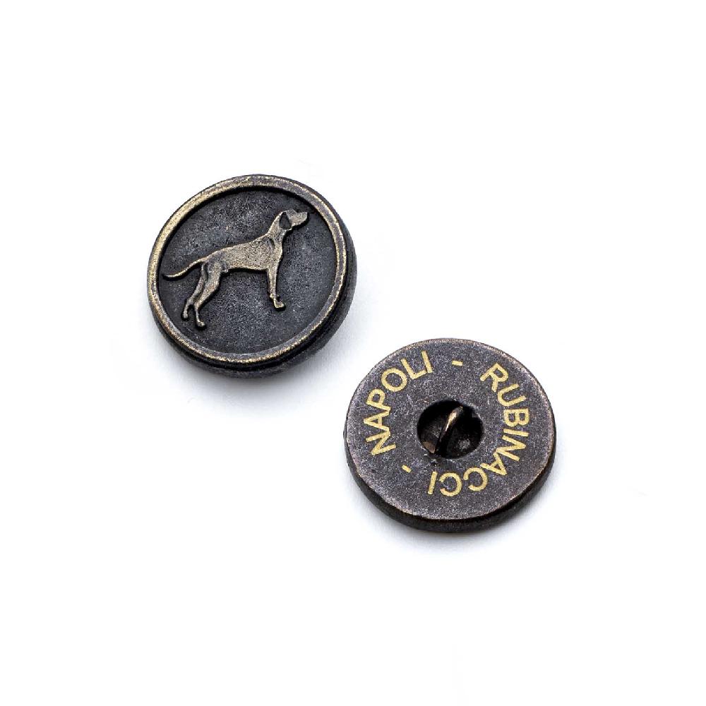 Rubinacci Set bottoni da giacca un petto cane