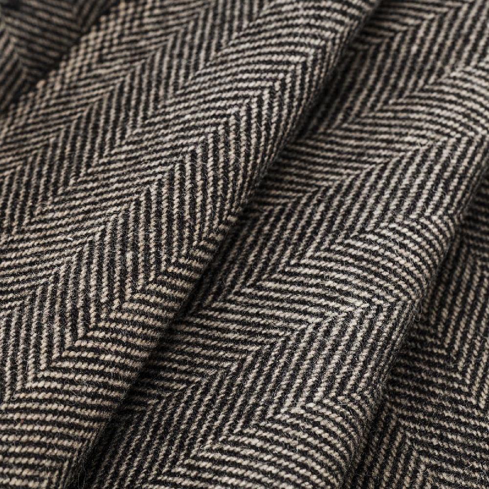 Rubinacci Shetland spigato marrone