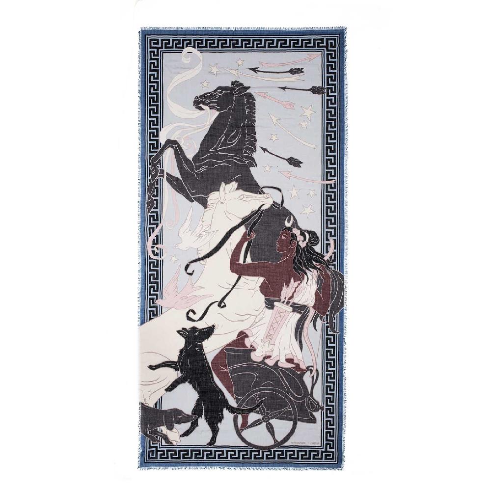 Rubinacci Stola Artemide e Apollo blu