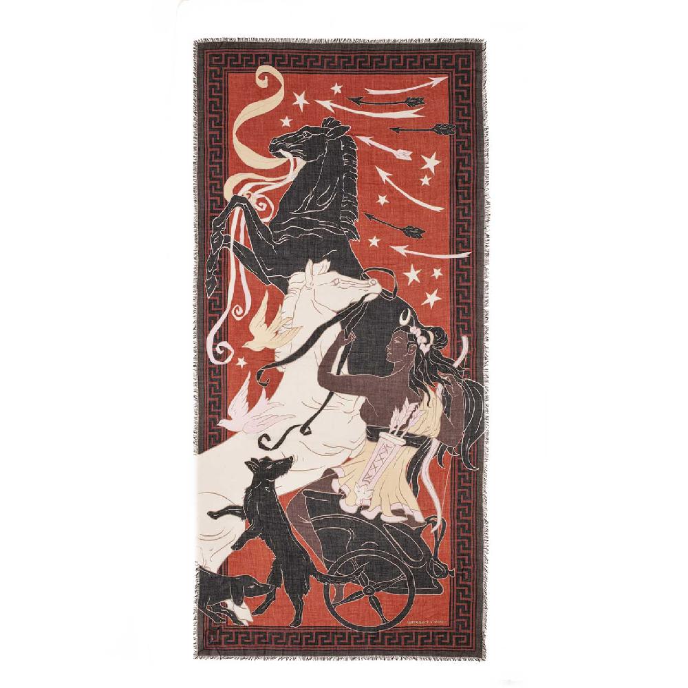 Rubinacci Stola Artemide e Apollo mattone