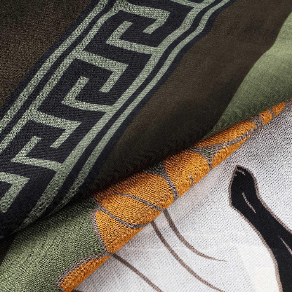 Rubinacci Stola Artemide E Apollo Verde Militare