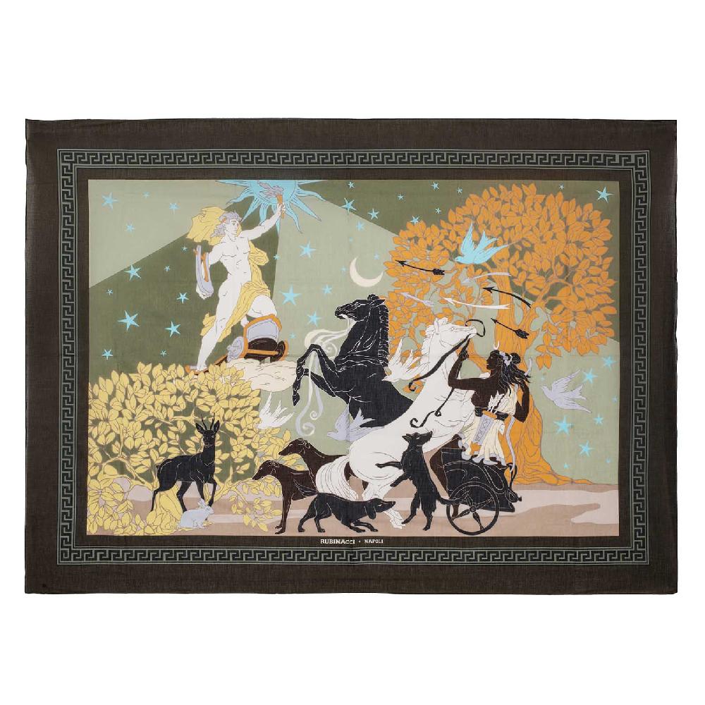 Rubinacci Stola Artemide e Apollo verde militare