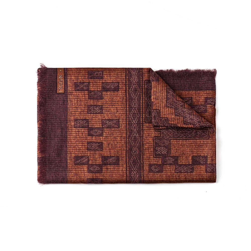 Rubinacci Stola Berbera Ruggine