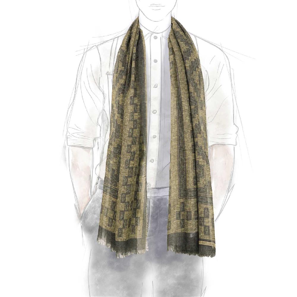 Rubinacci Stola Berbera Verde