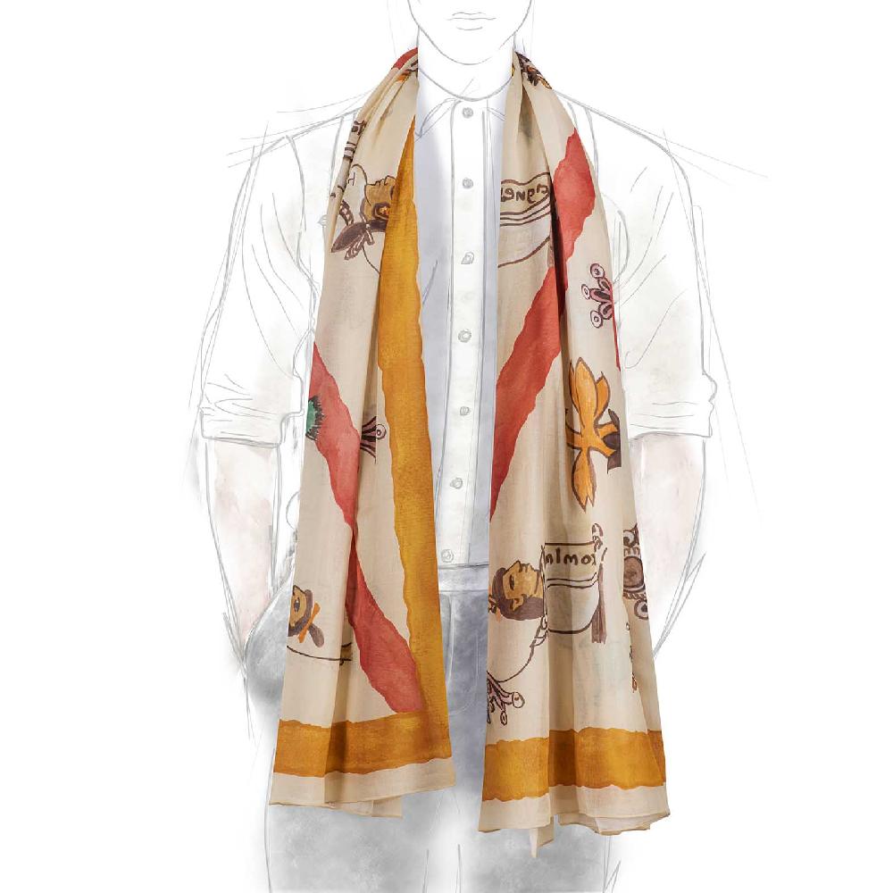 Rubinacci Stola Mendoza Beige