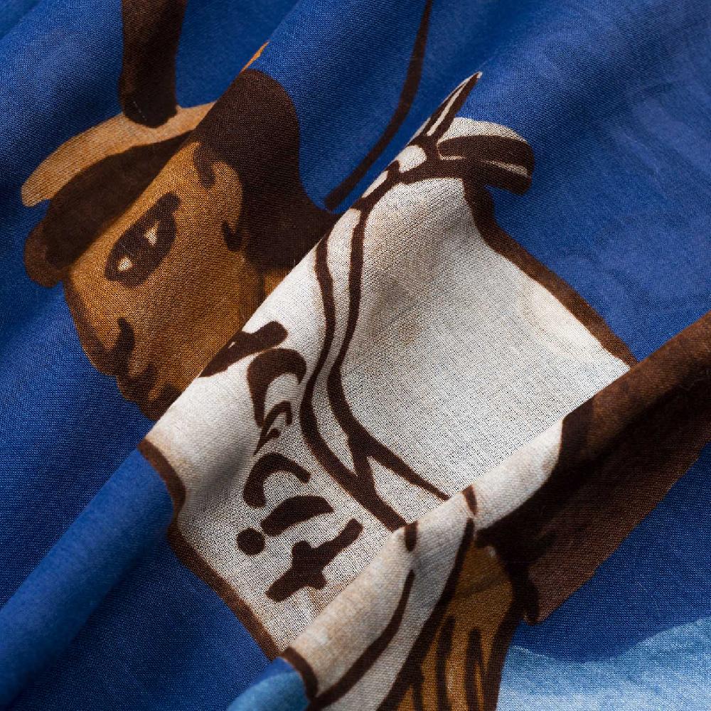 Rubinacci Stola Mendoza Bluette