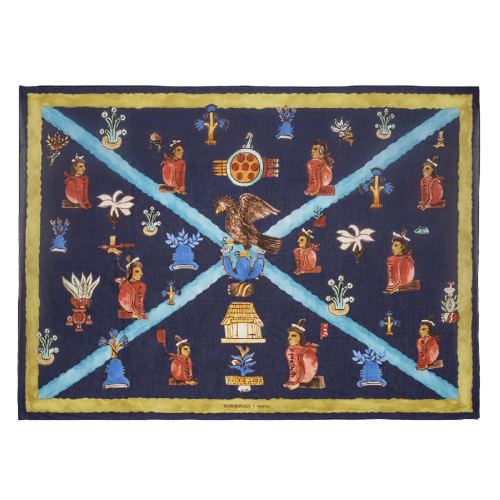 Rubinacci Stola mendoza verde acido