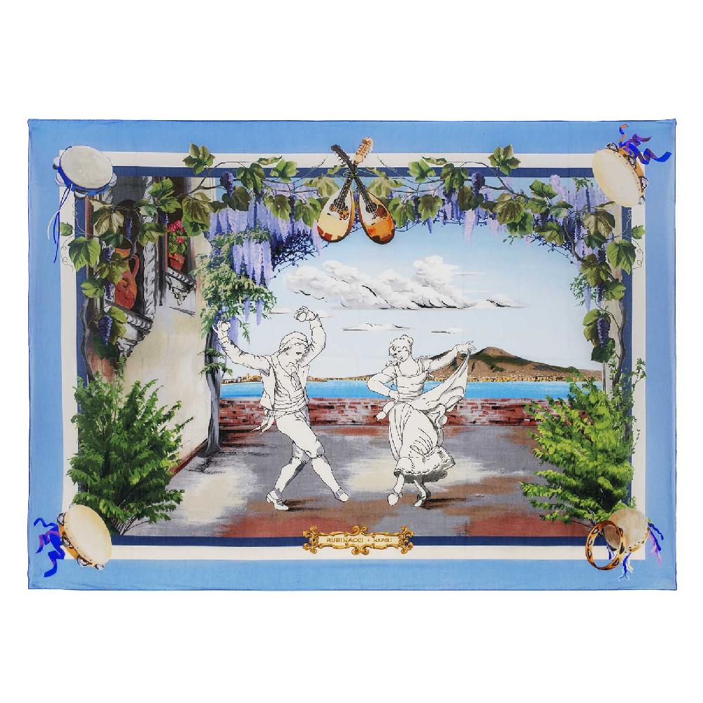 Rubinacci Stola tarantella cielo