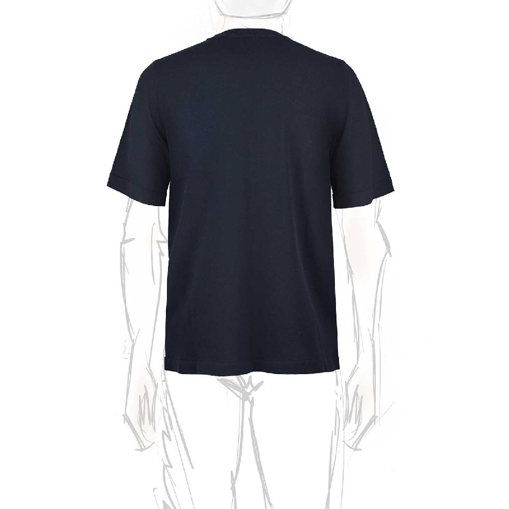 Rubinacci T-Shirt Cotone Blu