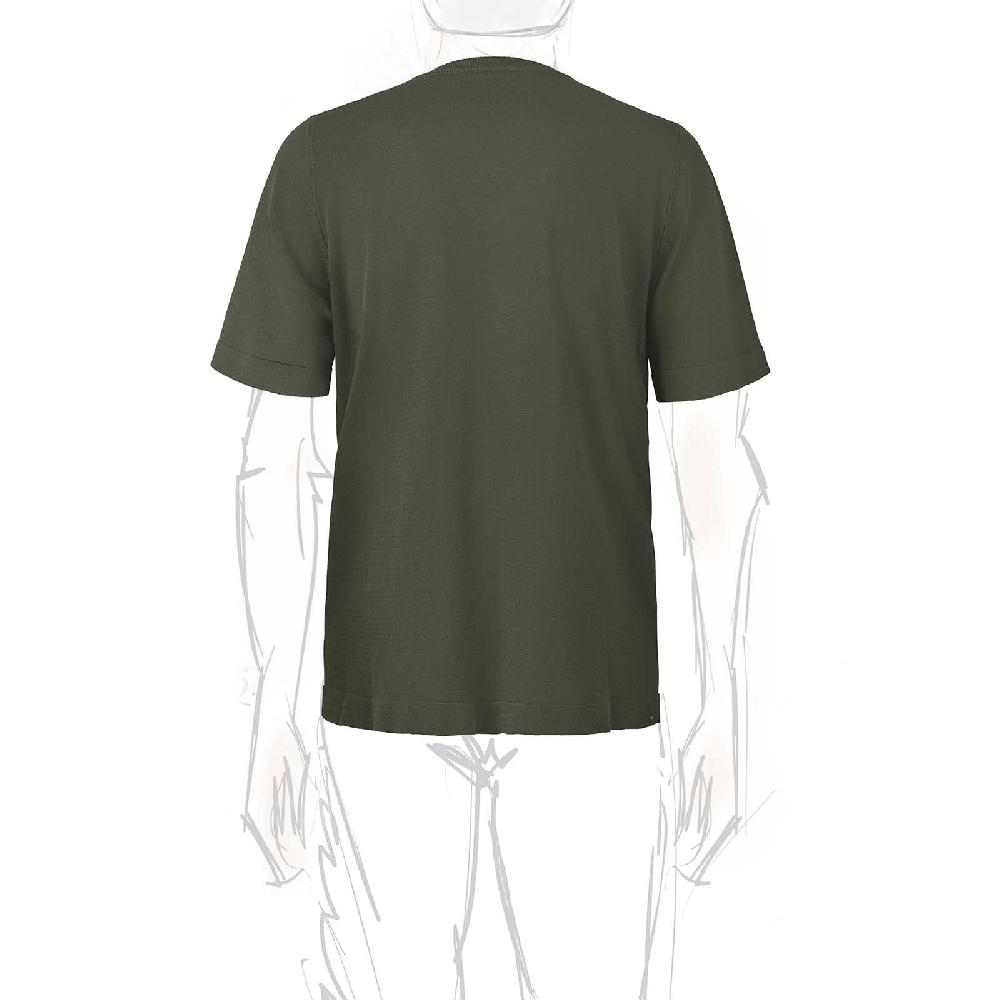 Rubinacci T-Shirt Cotone Verde Militare