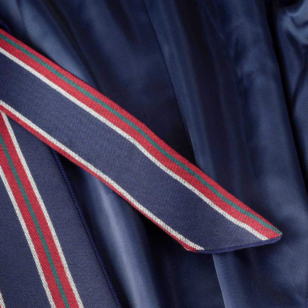 Rubinacci Vestaglia In Lana E Cashmere Regimental