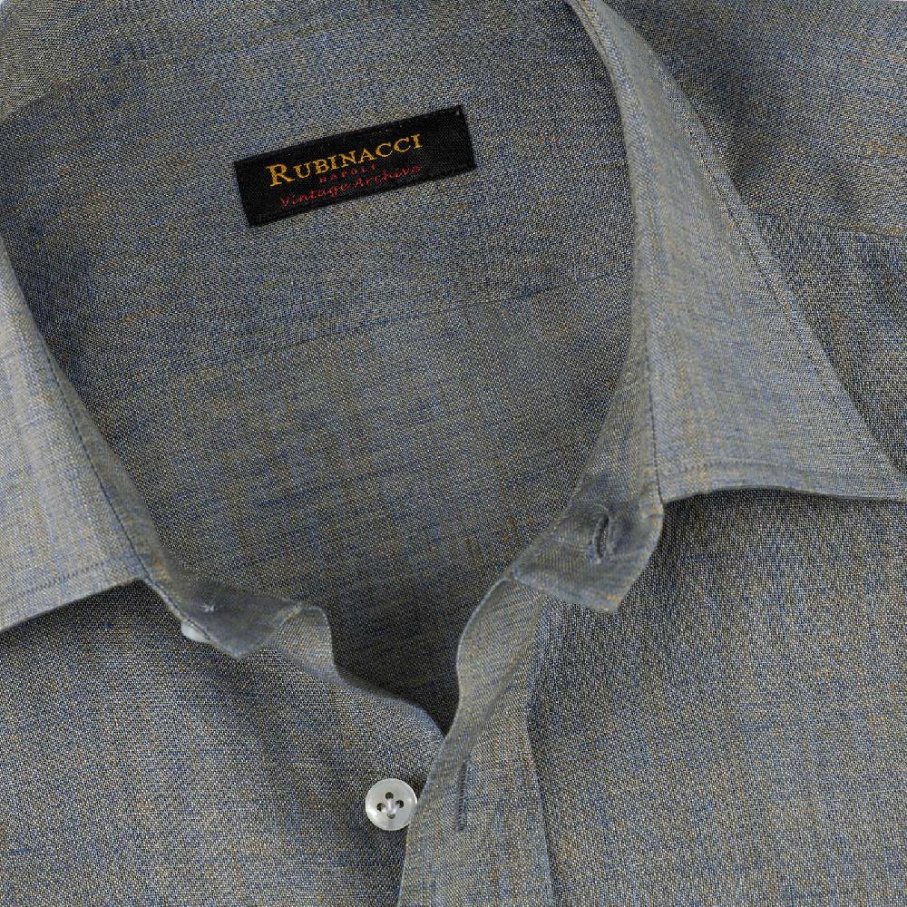Rubinacci Vintage Archive Camicia In Lino Avion