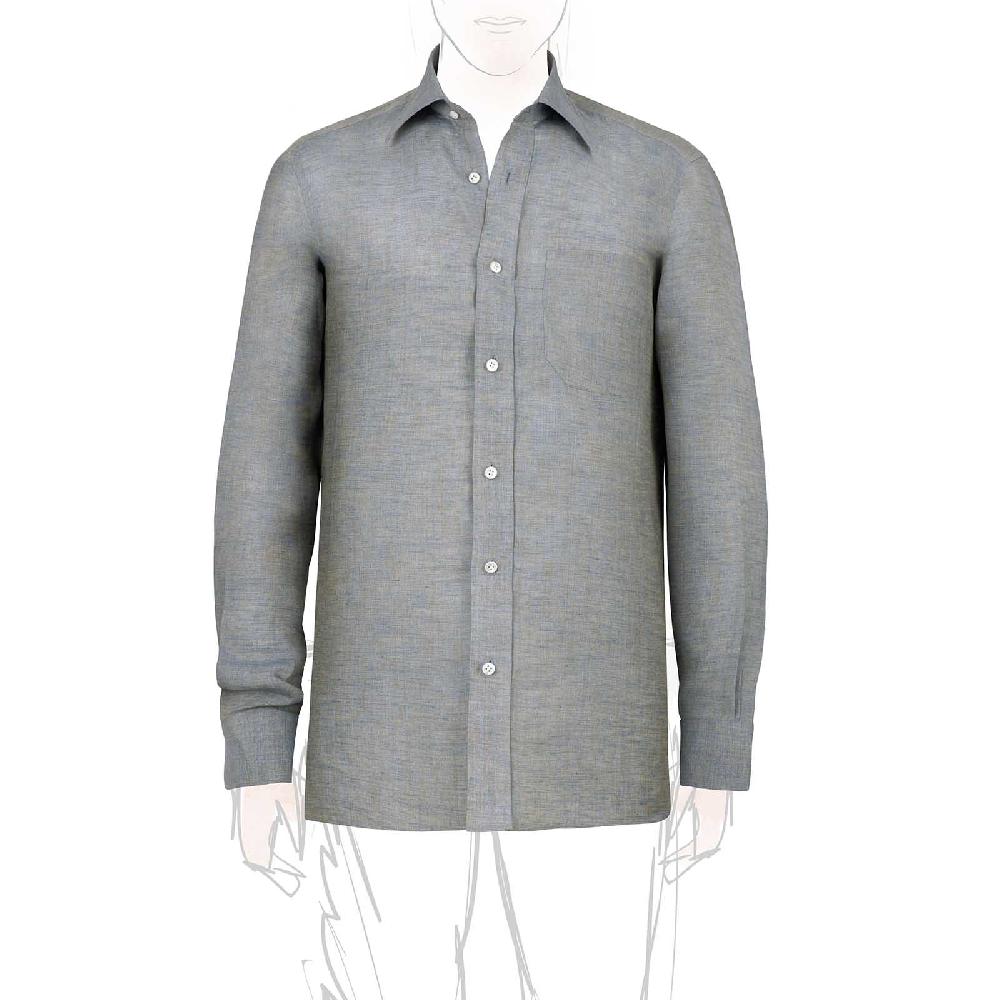 Rubinacci Vintage archive camicia in lino avion