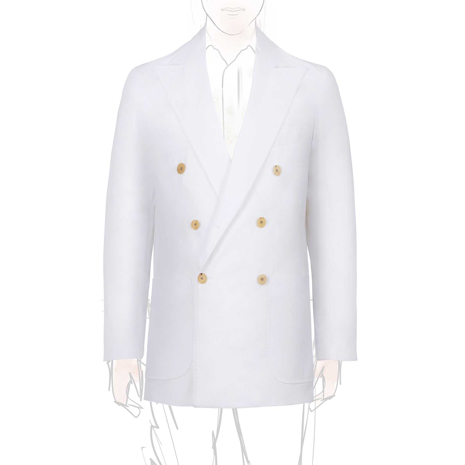 Rubinacci Vintage archive giacca in cotone bianco