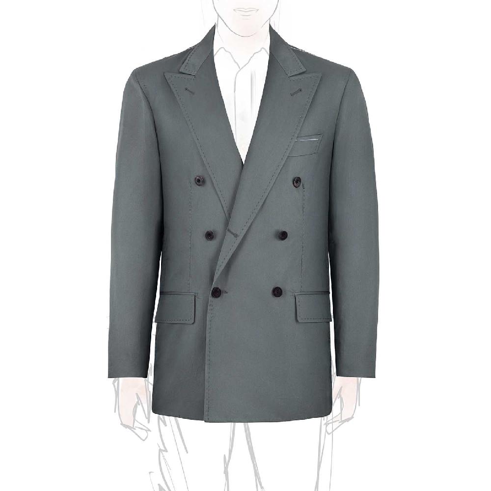 Rubinacci Vintage archive giacca in cotone verde