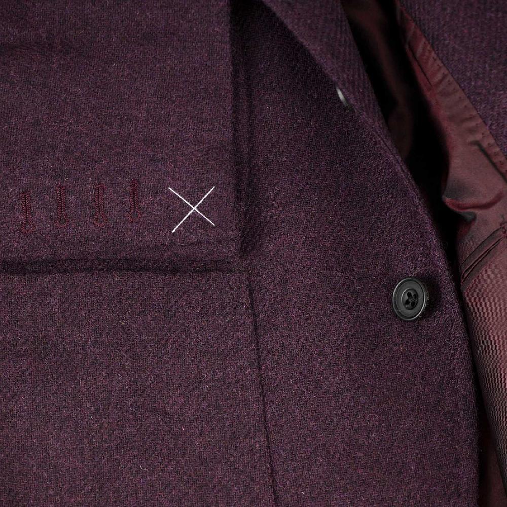 Rubinacci Vintage Archive Giacca In Lana Prugna