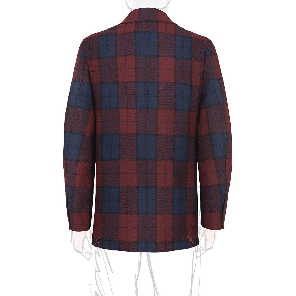 Rubinacci Vintage Archive Giacca Tartan Bordeaux