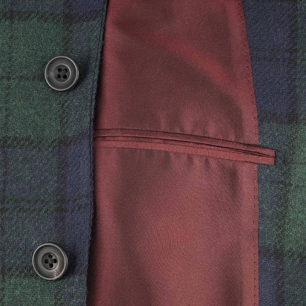 Rubinacci Vintage Archive Giacca Tartan Verde