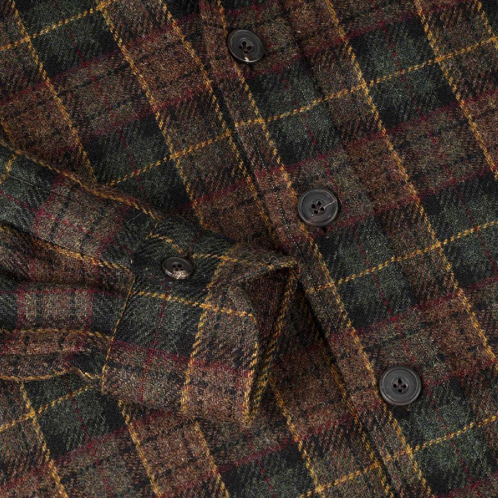 Rubinacci Vintage Archive Overshirt In Lana Tartan