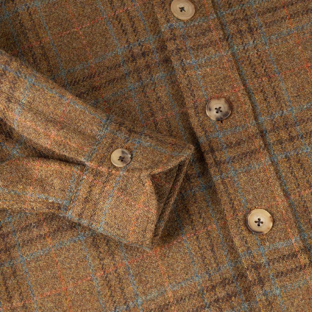 Rubinacci Vintage Archive Overshirt In Lana Tartan