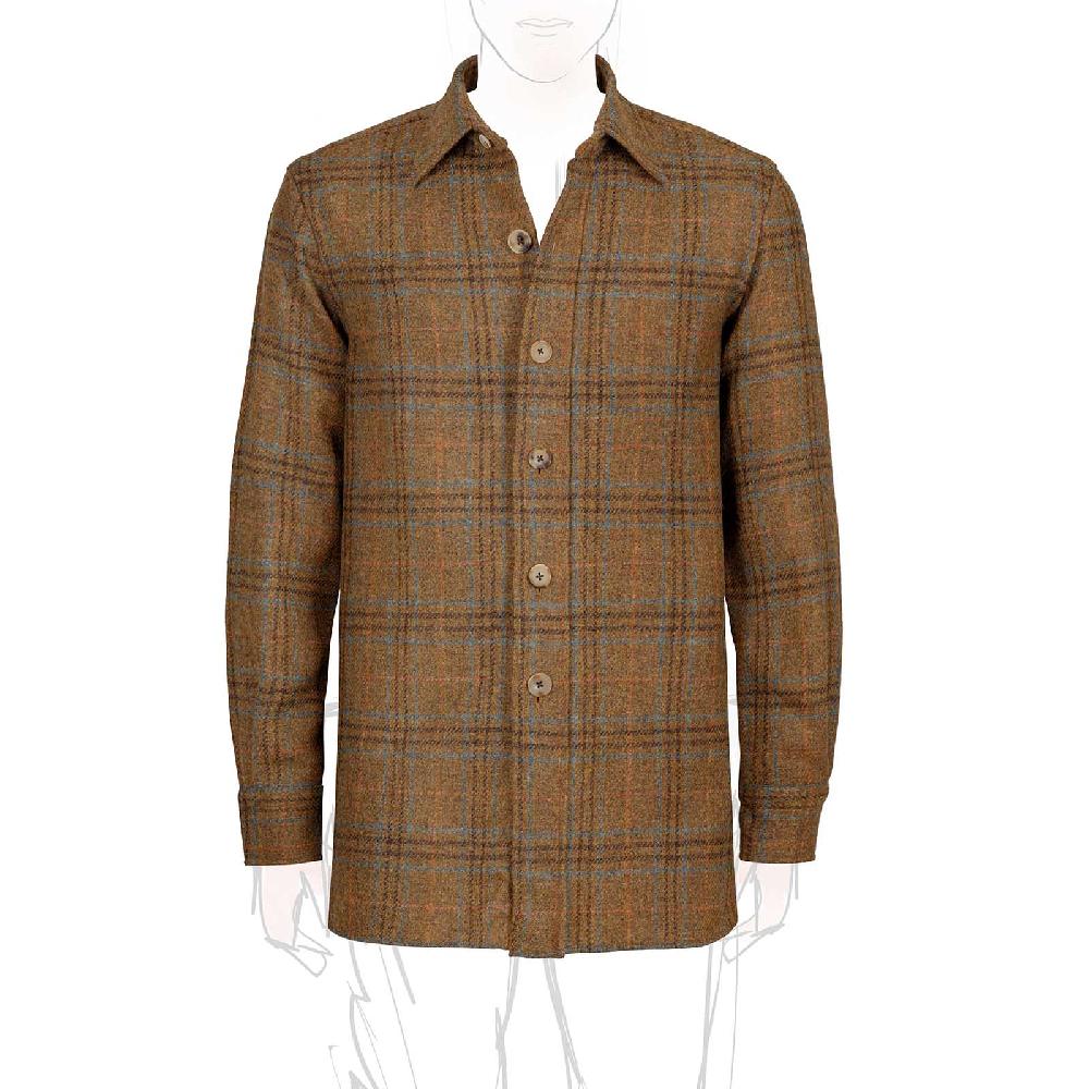 Rubinacci Vintage archive overshirt in lana tartan Rubinacci Vintage archive overshirt in lana tartan