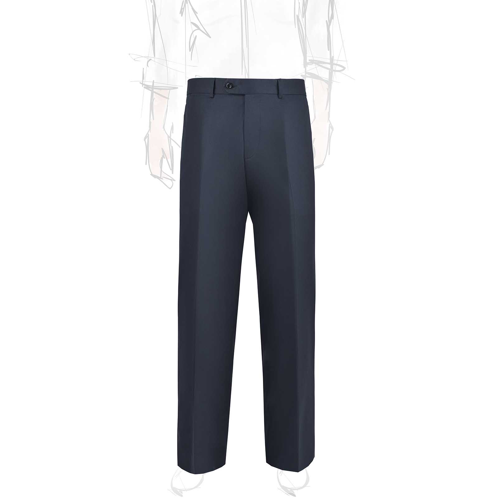 Rubinacci Vintage archive pantalone in cotone blu Rubinacci Vintage archive pantalone in cotone blu