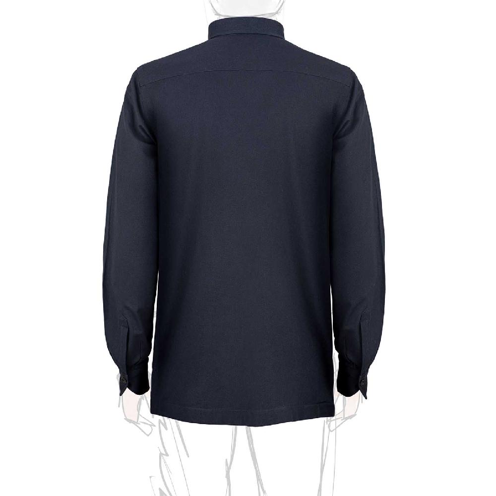 Rubinacci Vintage Archive Sahariana In Cotone Blu