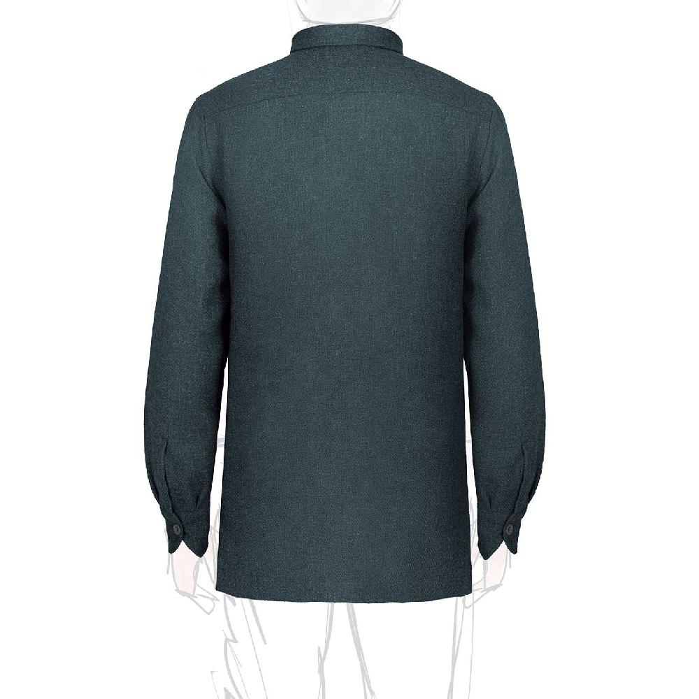 Rubinacci Vintage Archive Sahariana In Lana Verde