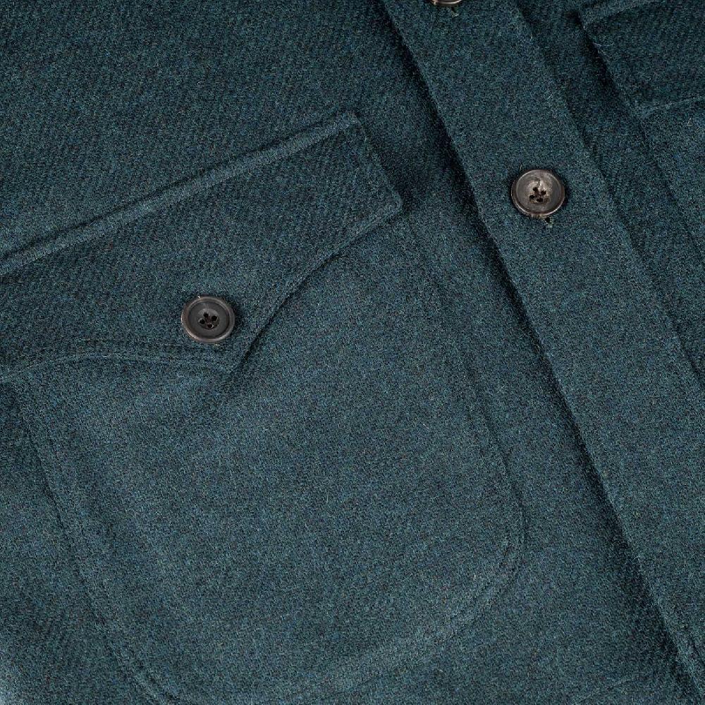 Rubinacci Vintage Archive Sahariana In Lana Verde